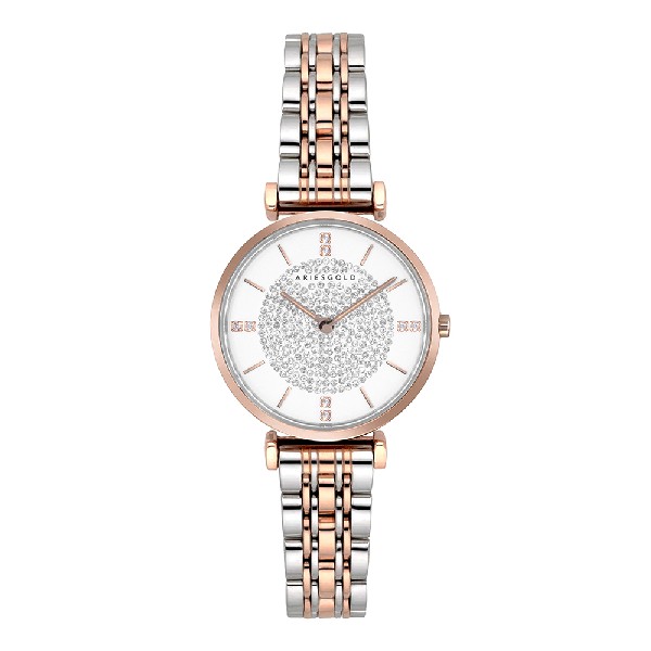 ARIES GOLD VIGOUREUX L 5039Z 2TR-W WOMEN'S WATCH